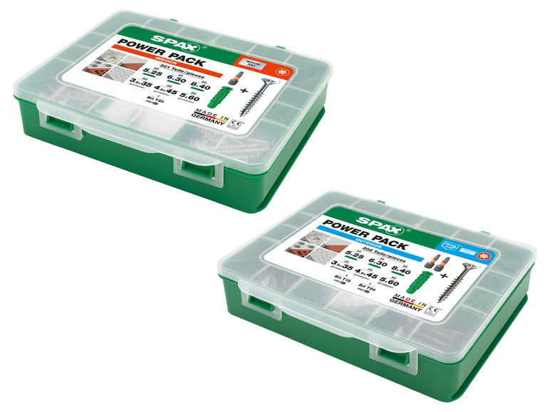 Spax schroeven   pluggen Power Pack