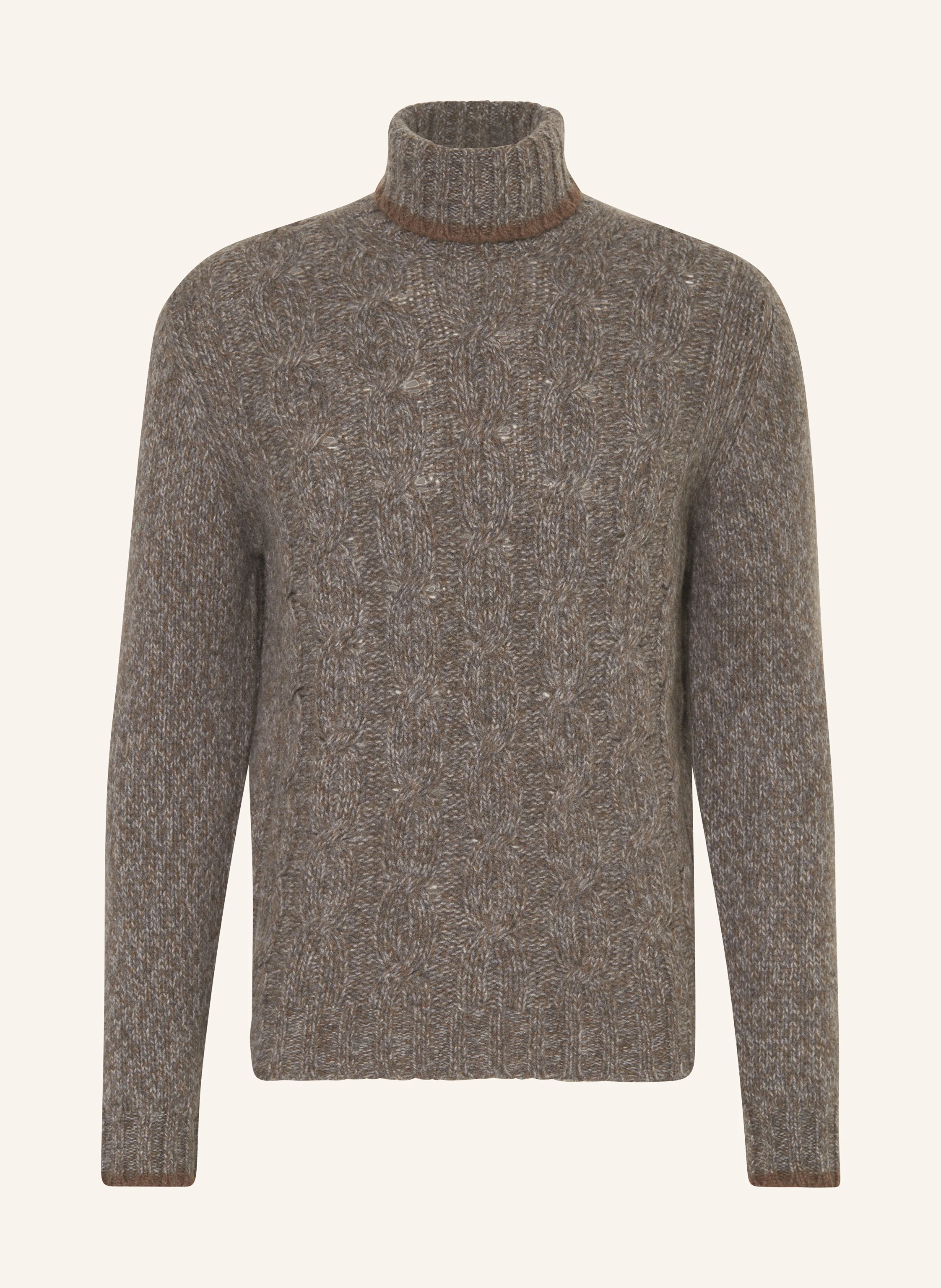 FEDELI Rollkragenpullover mit Alpaka