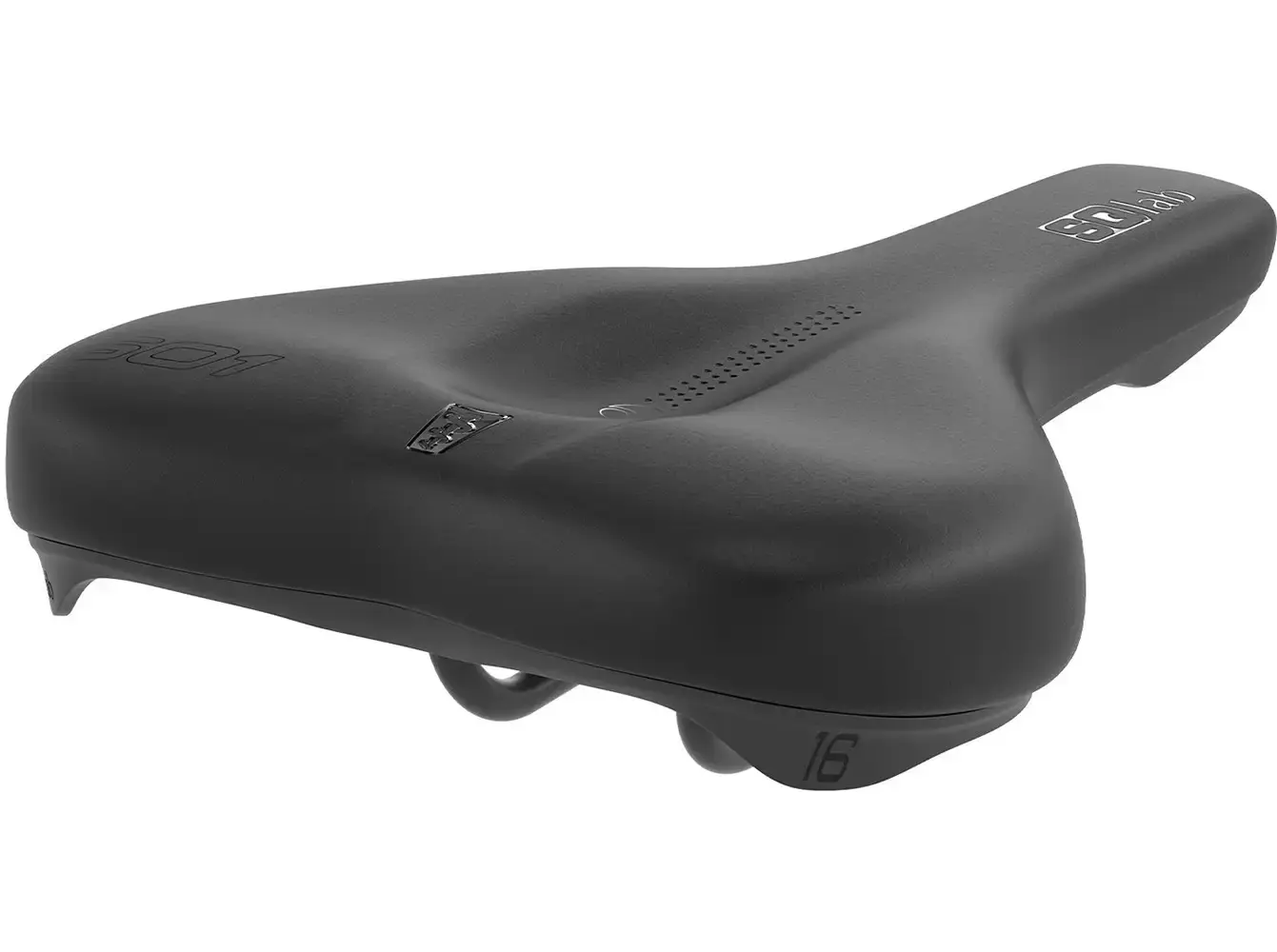 SQlab 601 Ergolux Fietszadel Zwart