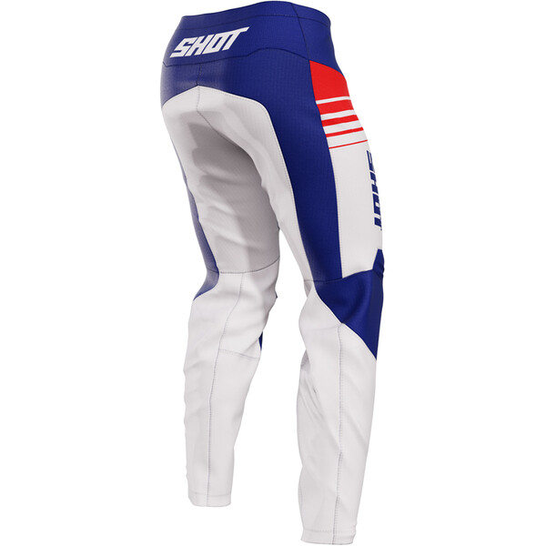 Shot - Pantalon Devo Peak Blanc / Bleu / Rouge