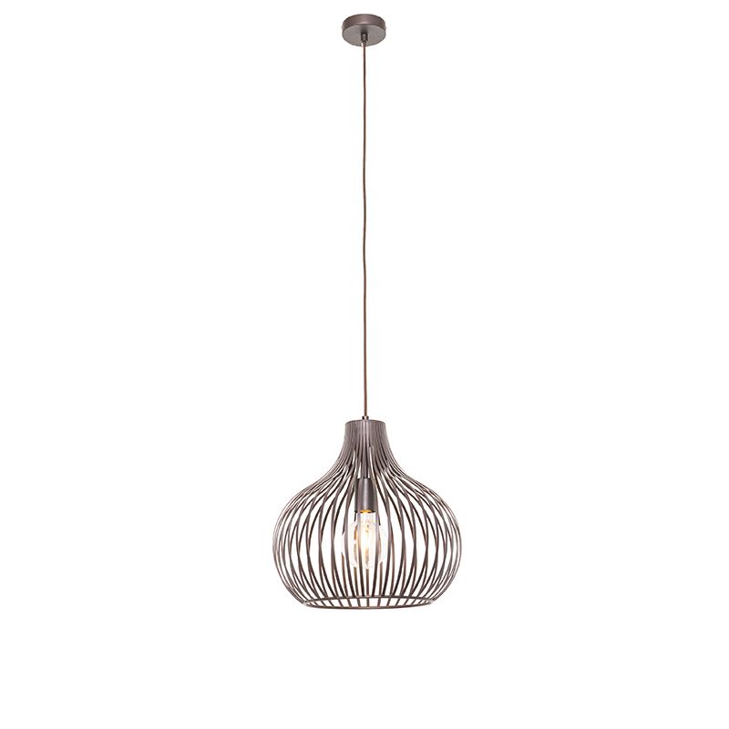 Moderne hanglamp bruin 38 cm - Saffira