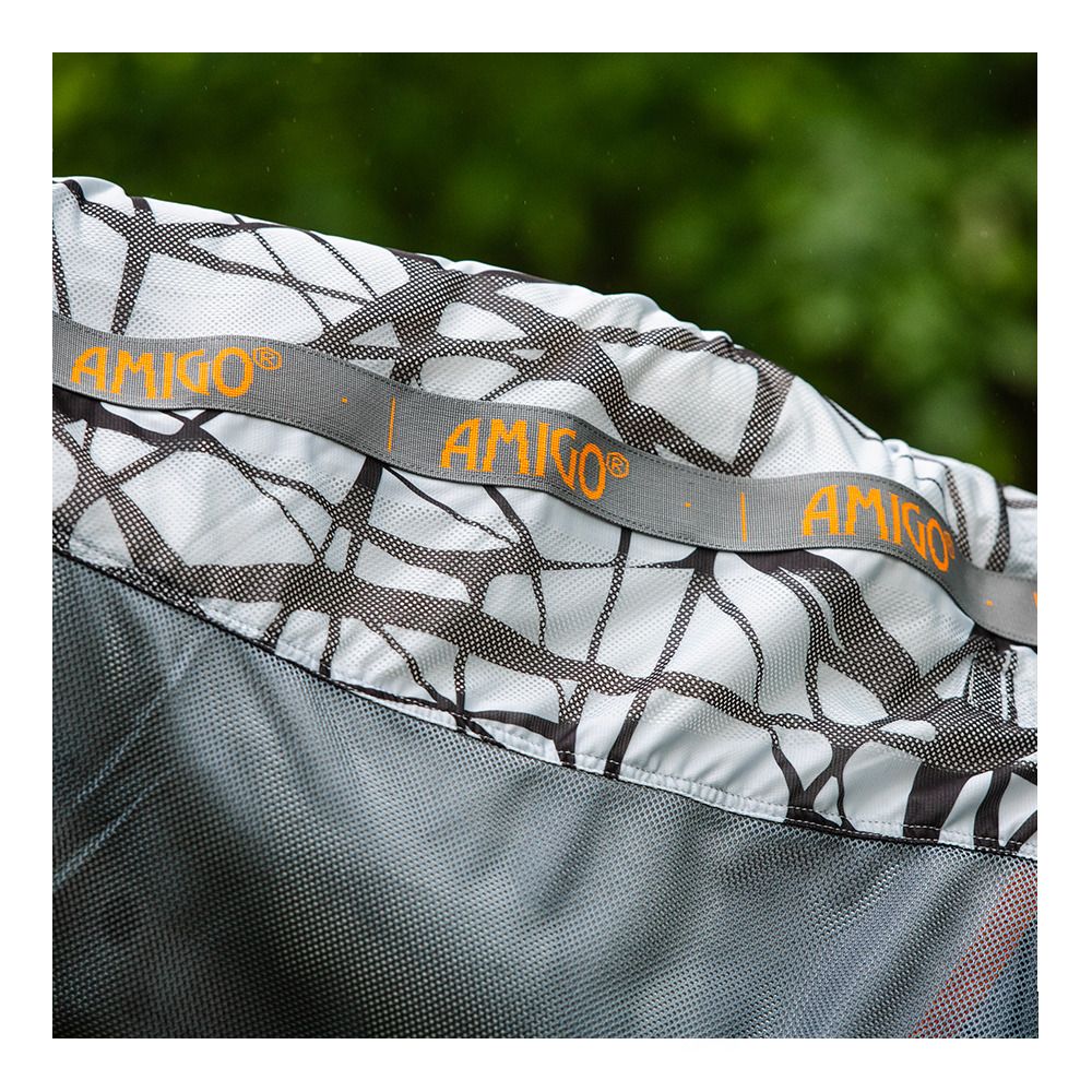 Horseware AMIGO CAMOFLY - Chemise anti-mouches + couvre-cou grey/orange