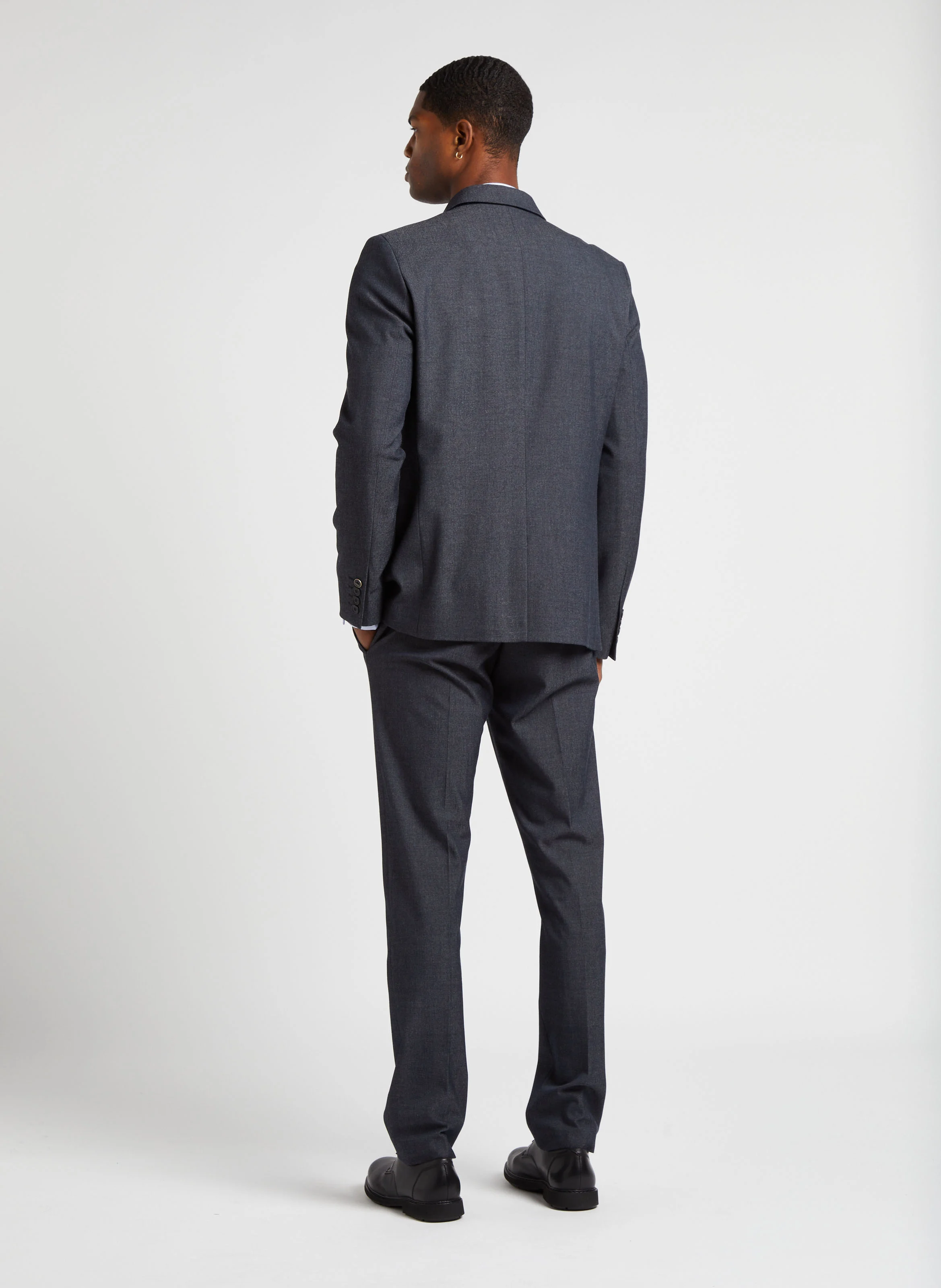 Pantalon de bureau slim | Bleu