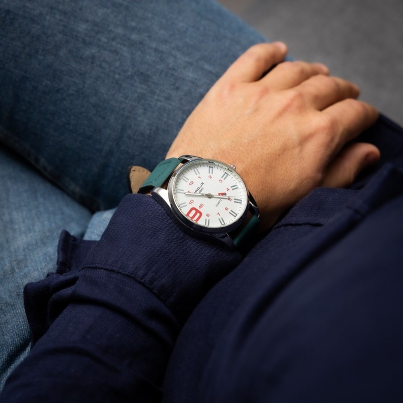 Montre Homme CHTIME bracelet Cuir Noir