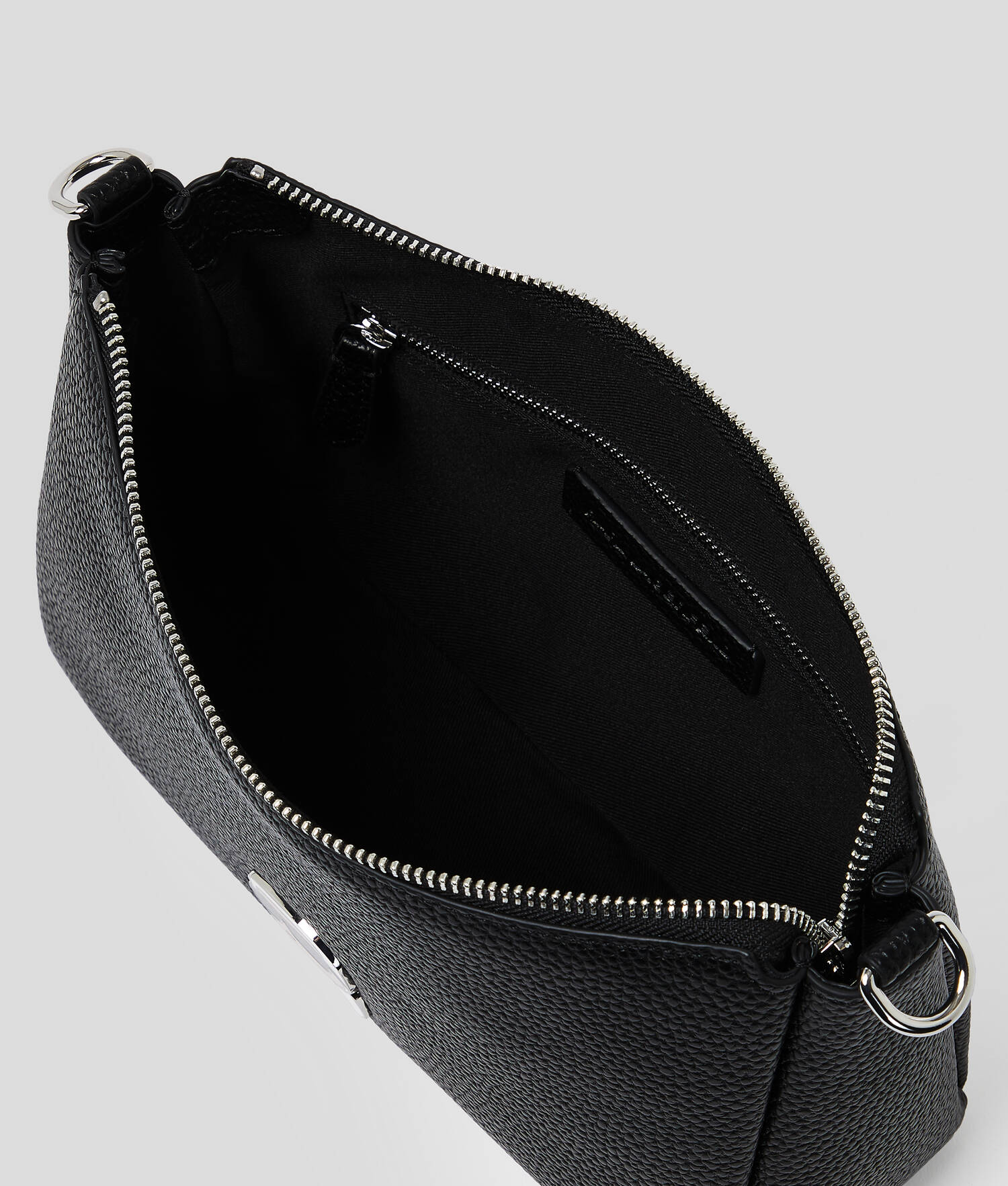 PETIT SAC PORTÉ ÉPAULE GRAINÉ IKON - Noir