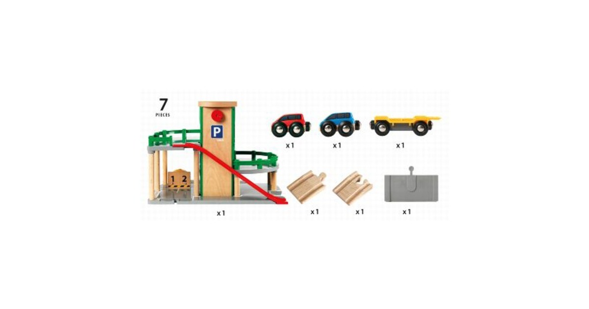 BRIOWorld - Parkeergarage Speelset