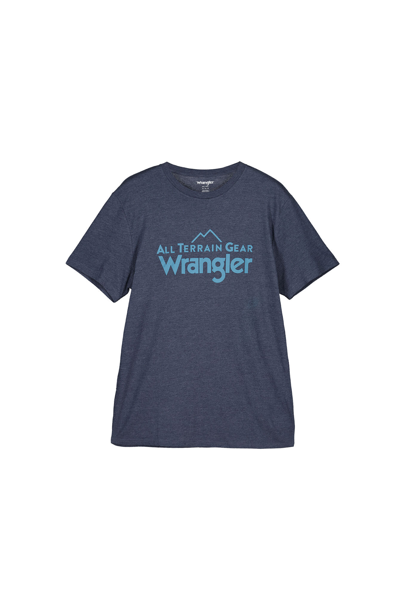 Camiseta básica com logo - Azul