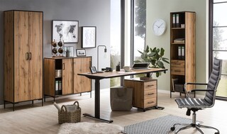 Aktenschrank SERIE2000 65,2 x 194,2 cm Eiche Landhaus