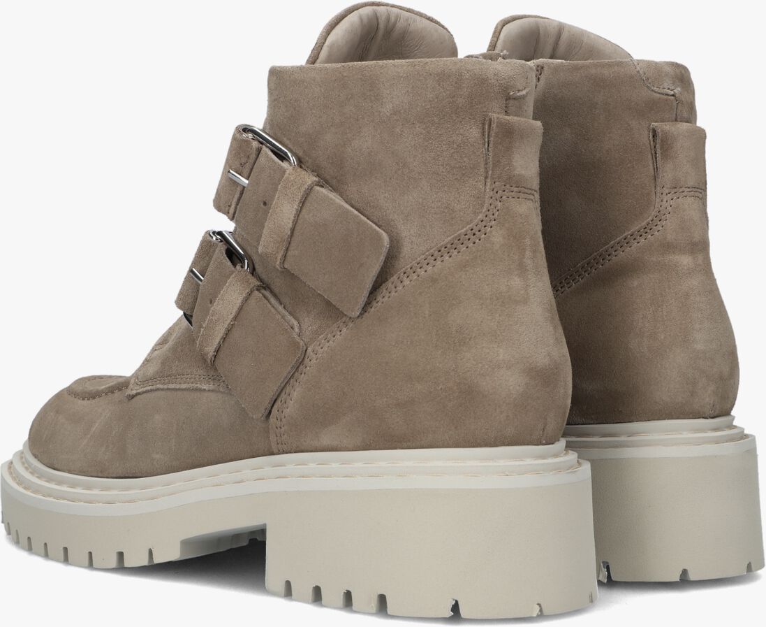 NUBIKK taupe nubikk biker boots frankie finch