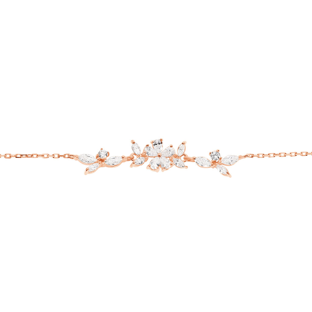 Bracelet Wanda Argent Rose Oxyde De Zirconium