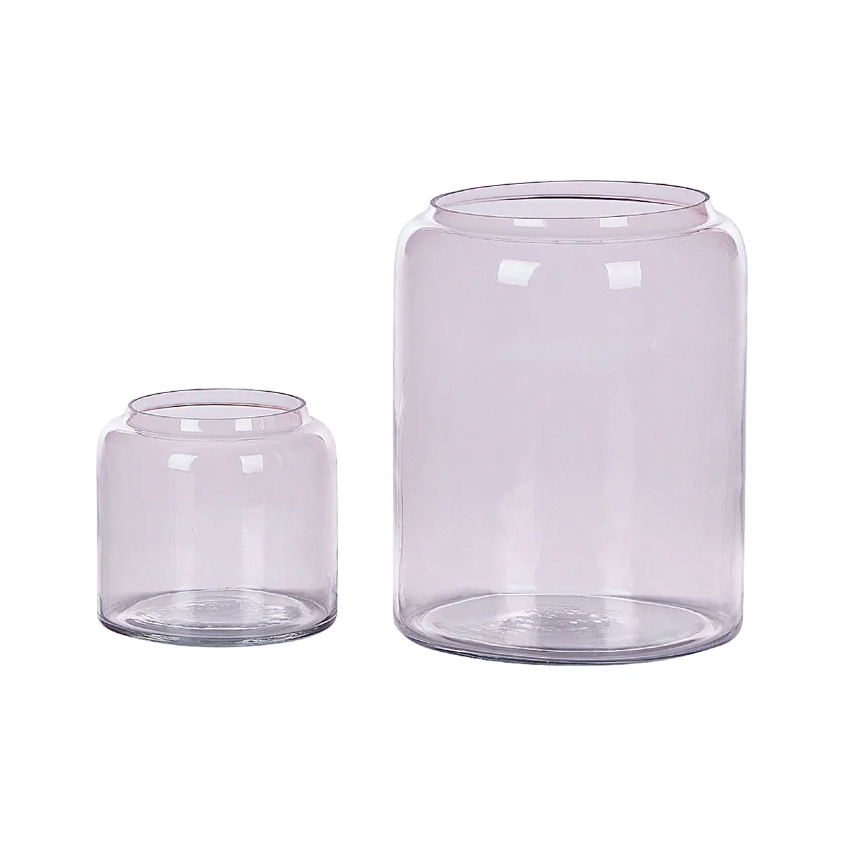 Beliani RASAM Vase Rose Pastel 20 cm