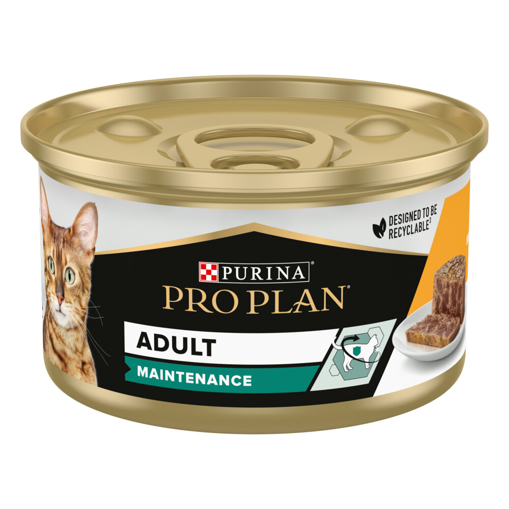 24x Pro Plan Cat Blik Paté Adult Kip85 gr