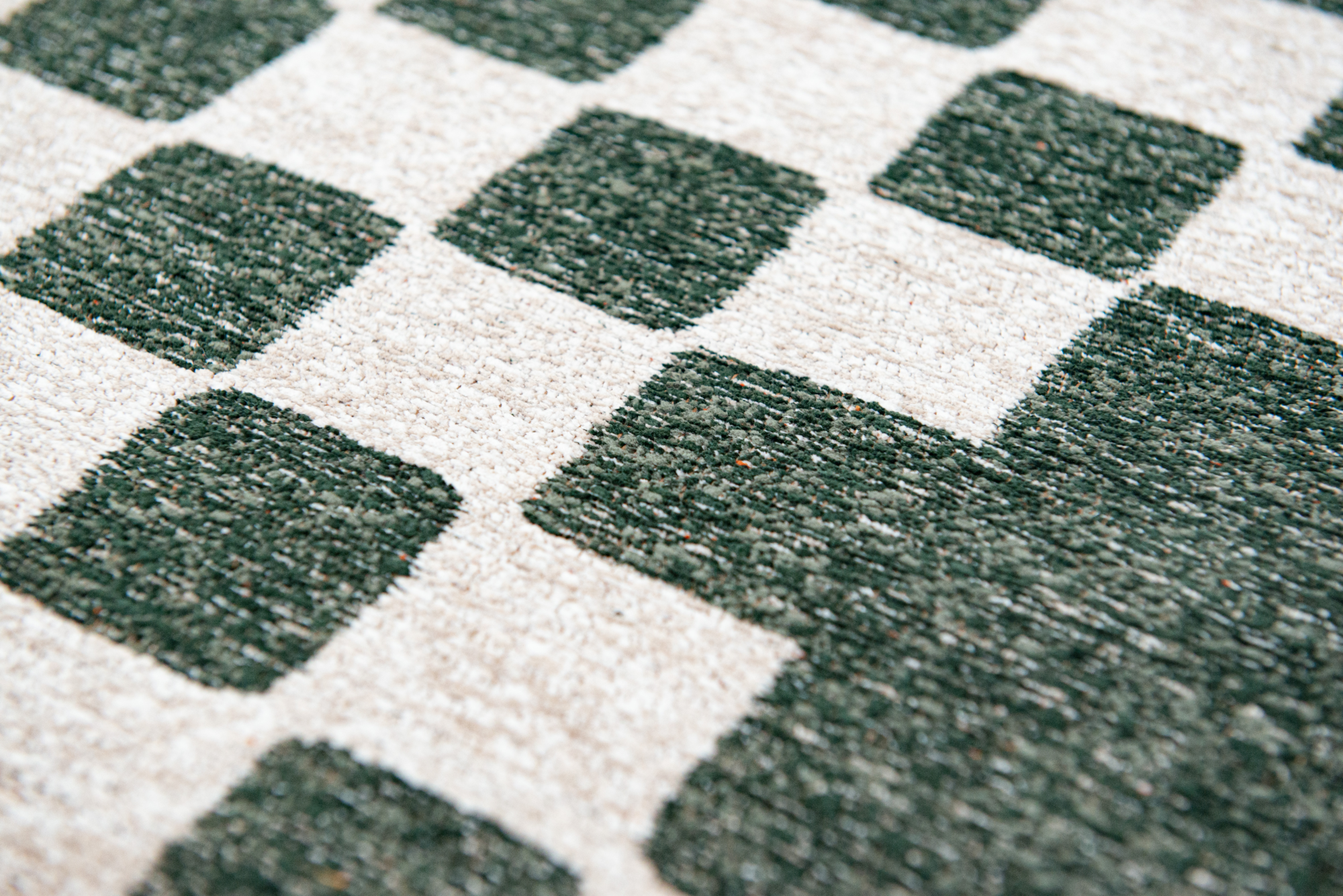 Ecorugs vloerkleed Chess groen 240x340 cm