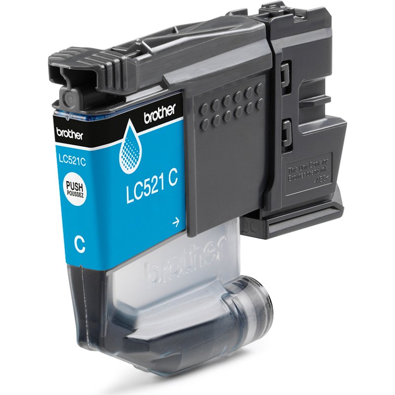Brother LC521C Cartouche d'encre originale - Cyan