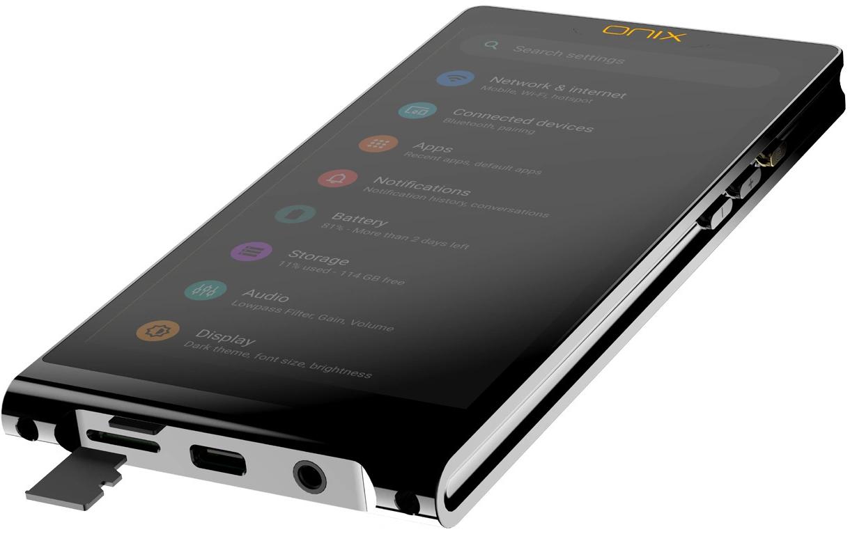 HiRes-Player Onix Waltz XM10 LTD Schwarz<br>Tragbarer Hi-Res Musikplayer