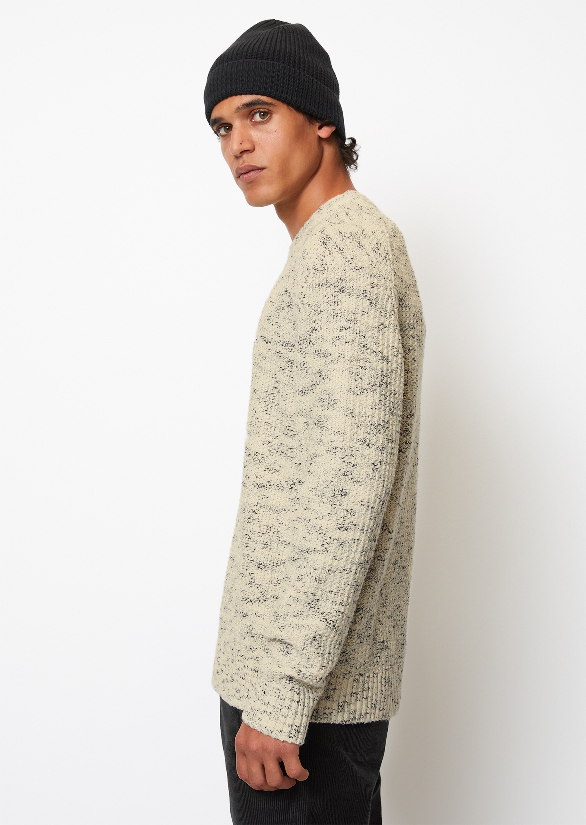 Pullover relaxed mit Mouliné-Struktur