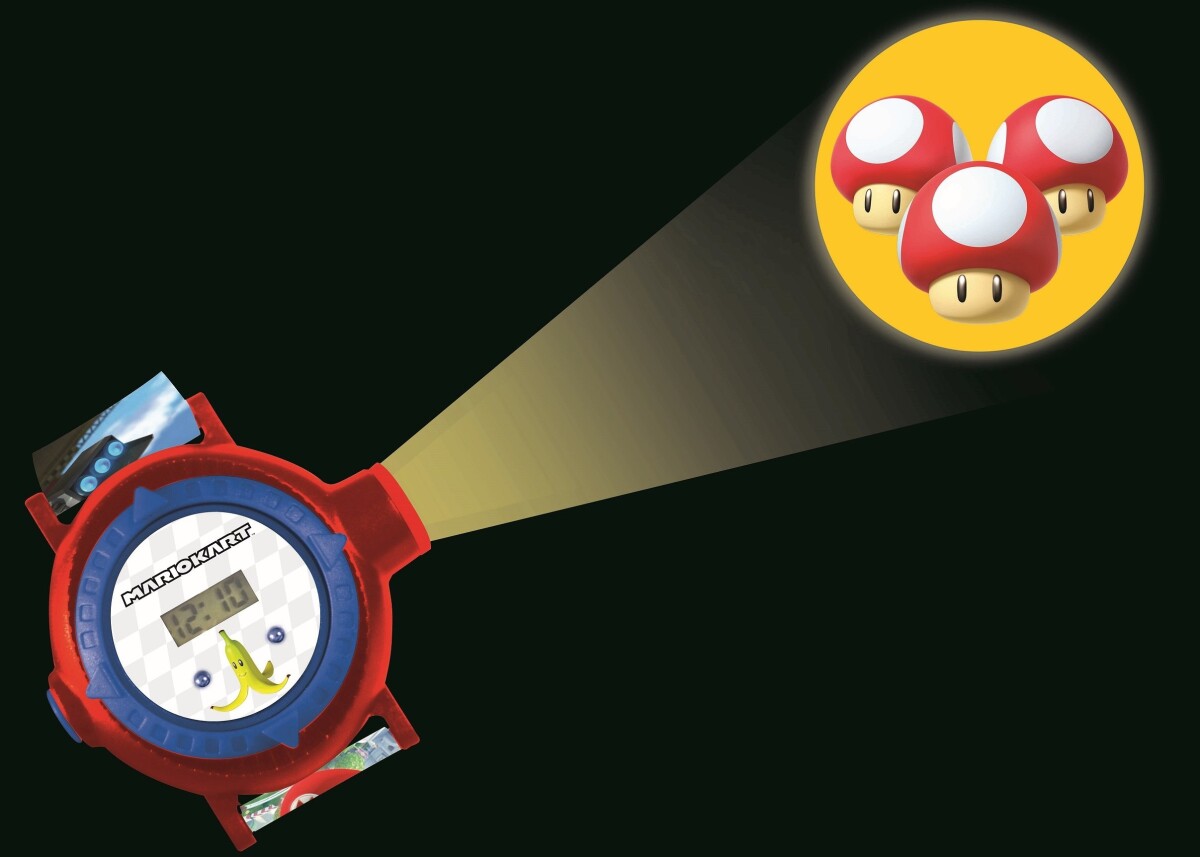 Super Mario - Armbåndsur Til Børn - Med Projektor - Lexibook