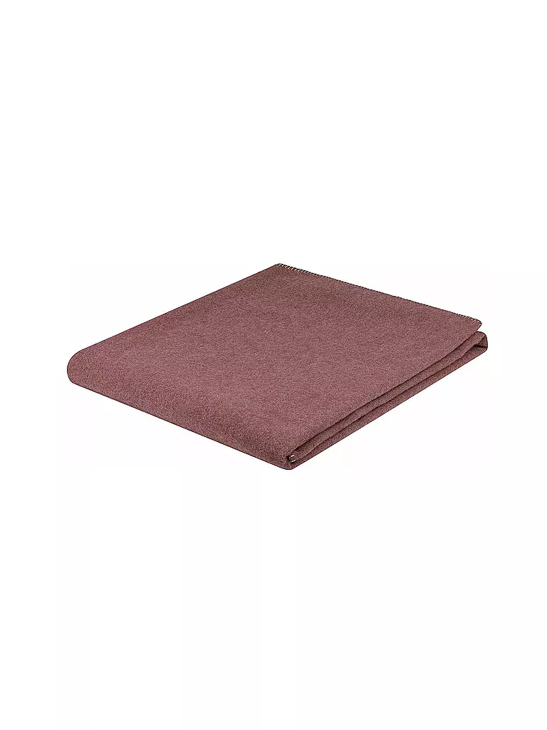 STEINER 1888 Wolldecke - Plaid Alina 145x190cm Rosa rosa