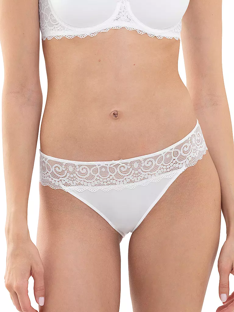 MEY Mini-Slip AMOROUS weiss weiss
