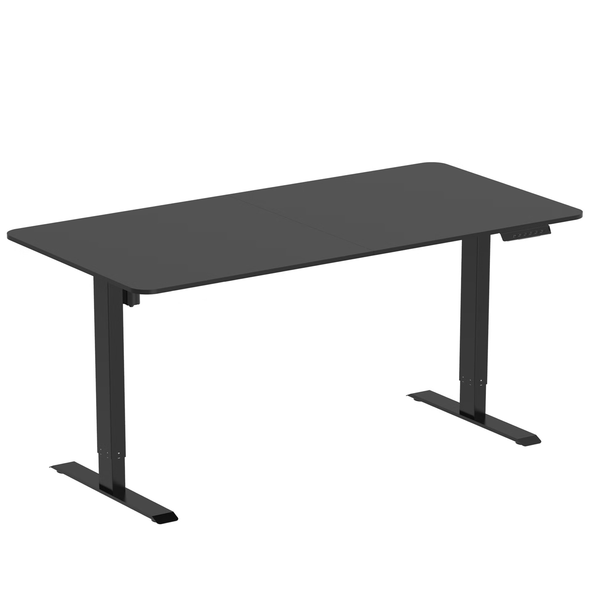 Stehpult elektrisch BUDGET schwarz 120 x 60 cm