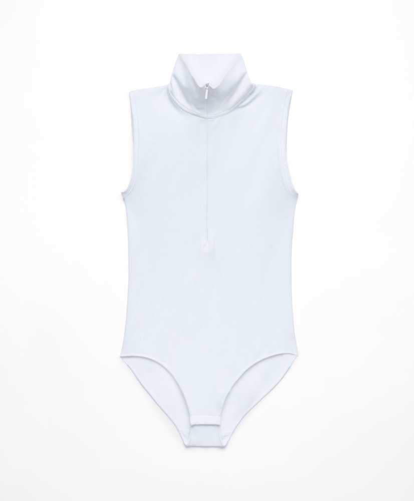 Body sem costuras com zíper