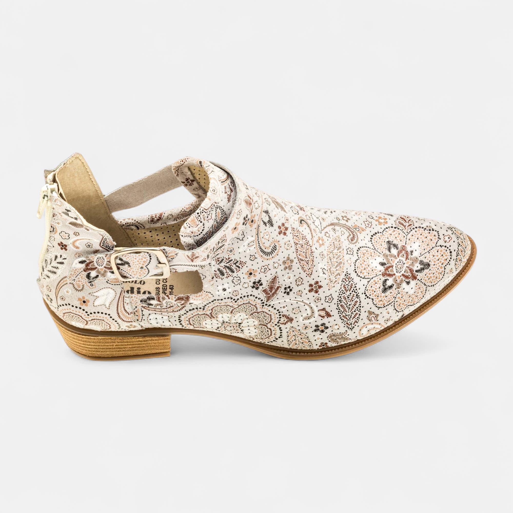 Bottines Femme en cuir multicolore