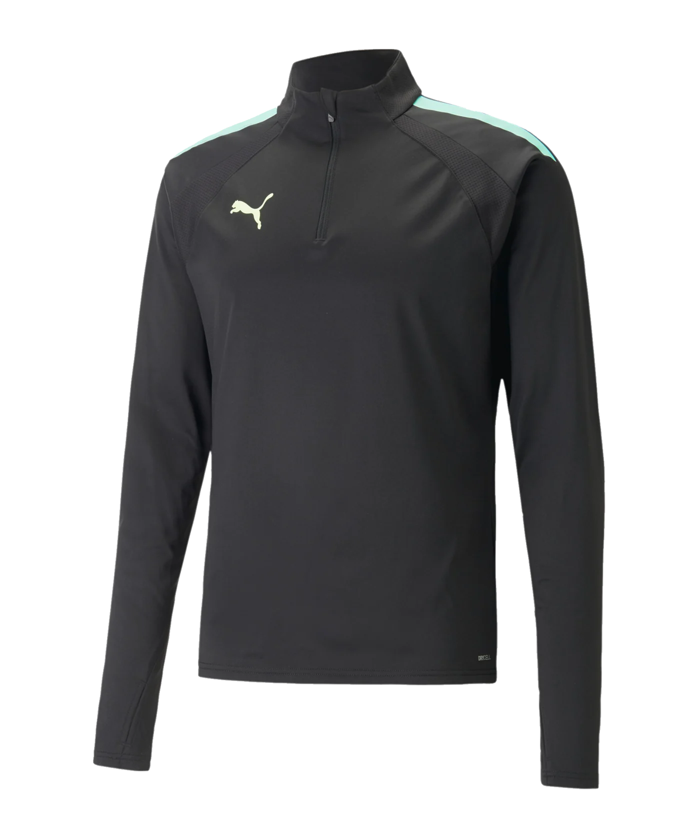 PUMA teamLIGA HalfZip Sweatshirt Schwarz F51