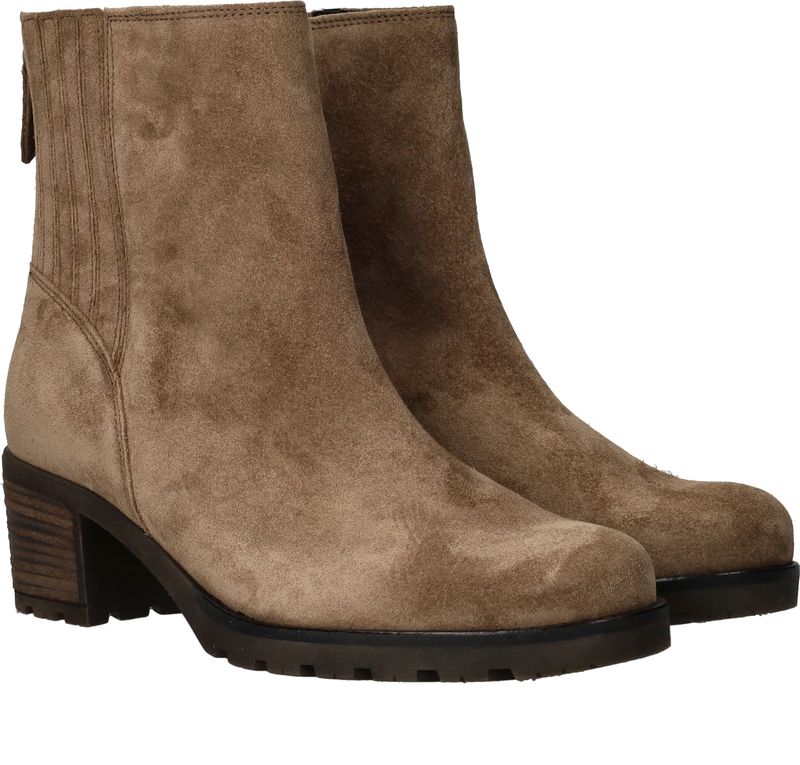 Gabor Enkellaarsjes Taupe Dames