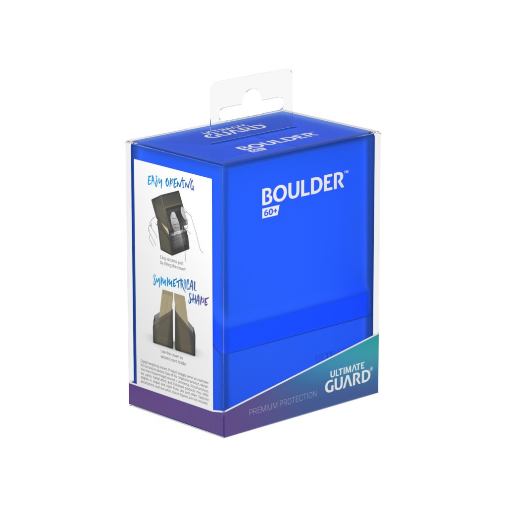 Ultimate Guard Boulder™ Deck Case 60+ taille standard Sapphire
