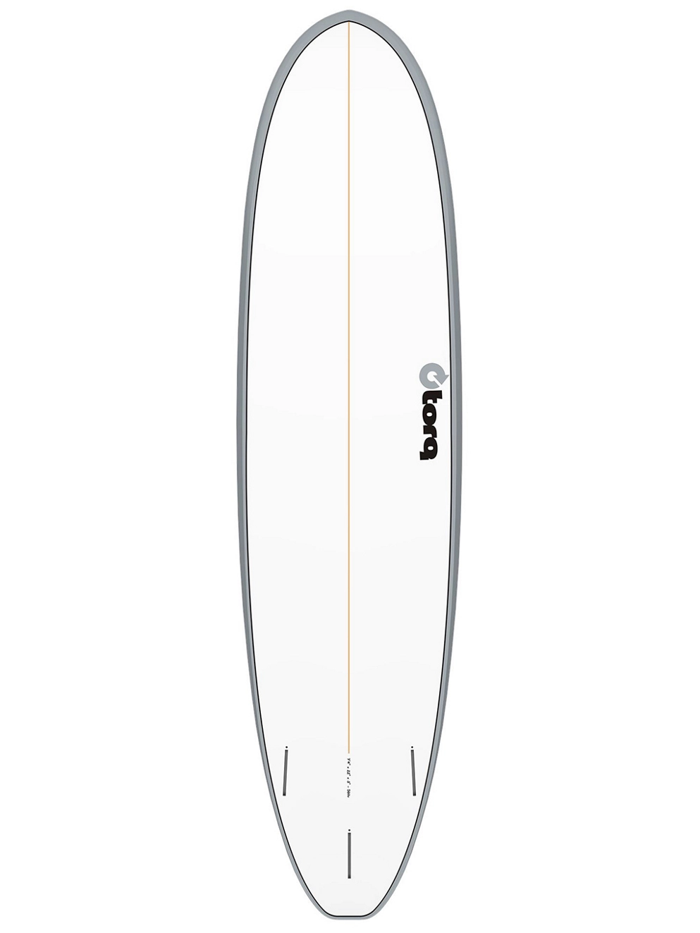 Torq Epoxy Tet V+ Funboard Grayrail 7'4 Surfboard gray