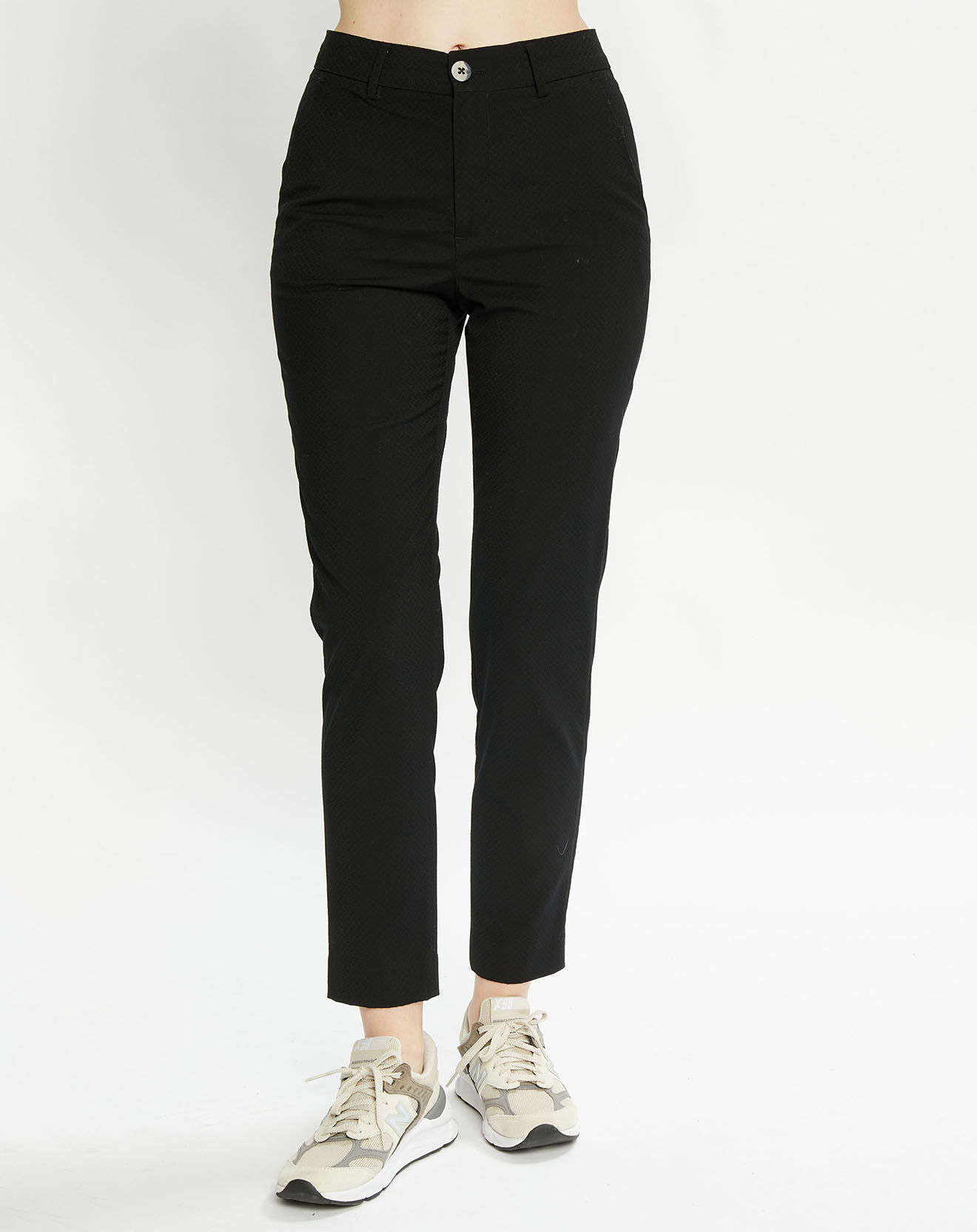 Scotch & Soda Pantalon Slim Fit fluide noir