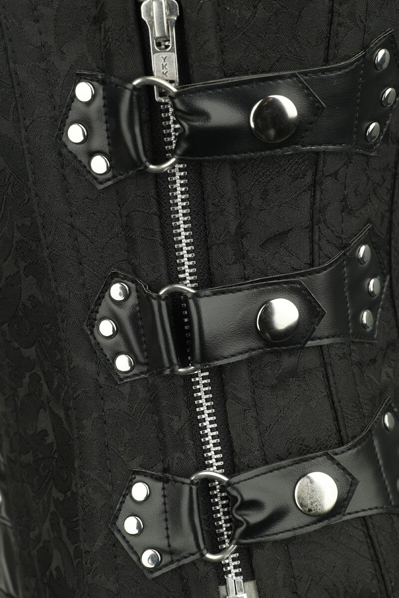 Corset Zippé Brocquard | Gothicana by EMP Ceinture Corset
