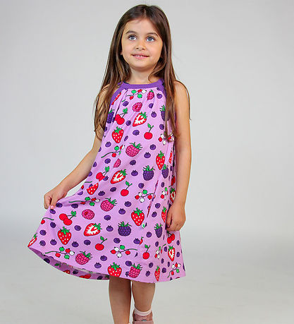 Småfolk Kleid - Violett Tulle m. Beere