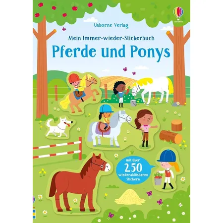 Usborne Mein Immer-wieder-Stickerbuch: Pferde und Ponys