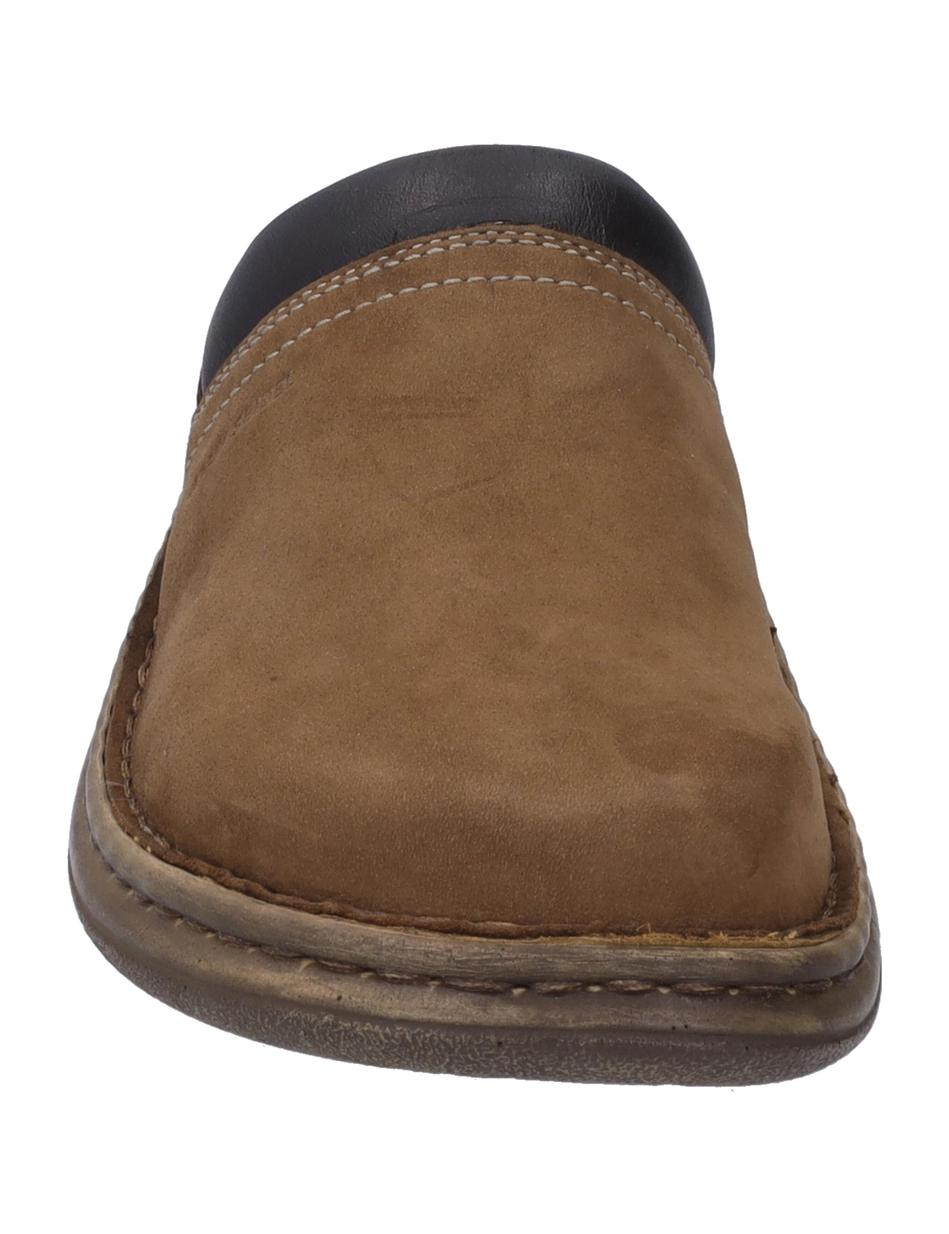 Clog Max, cognac-kombi