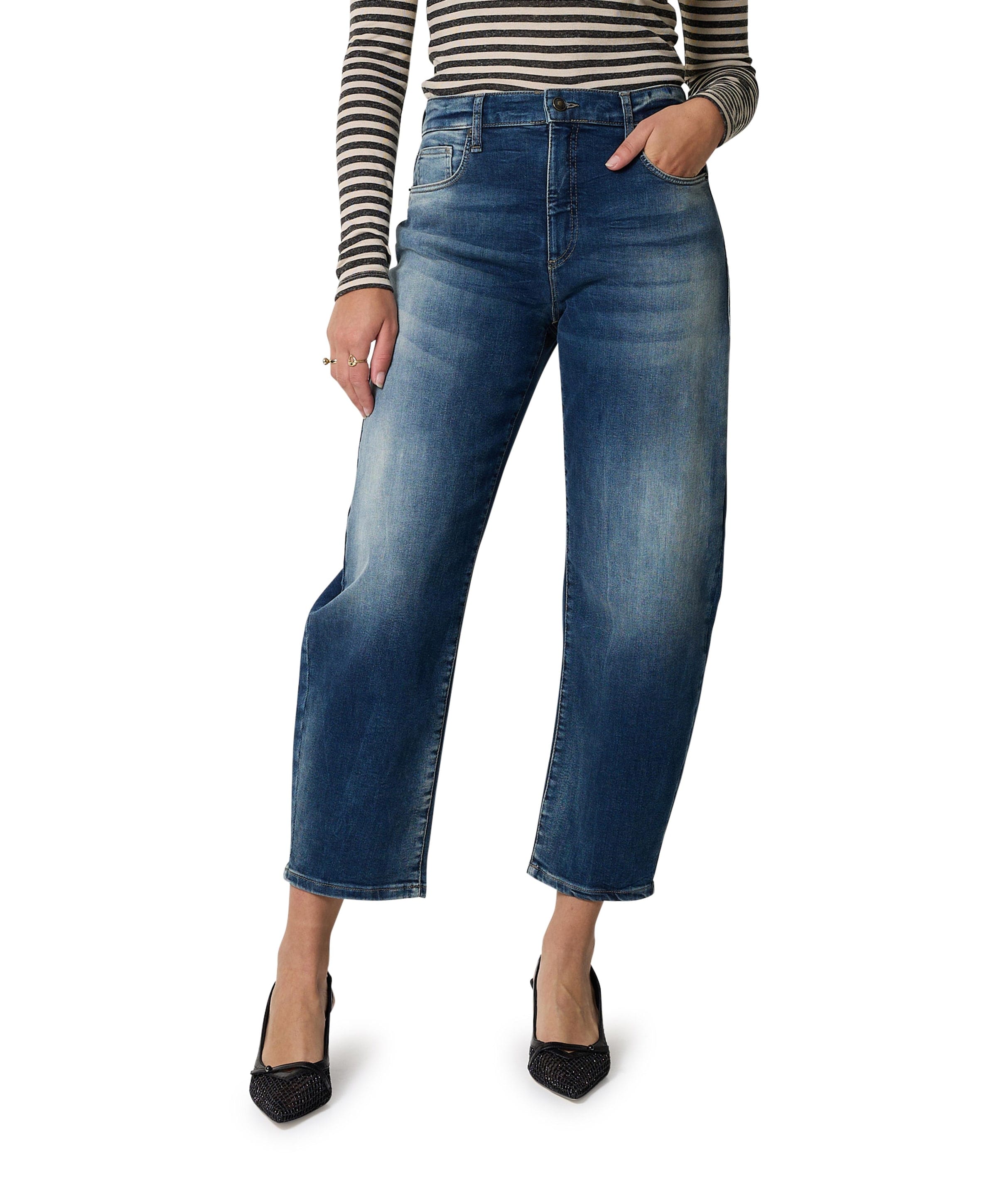 MAC DANNI dames jeans blauw