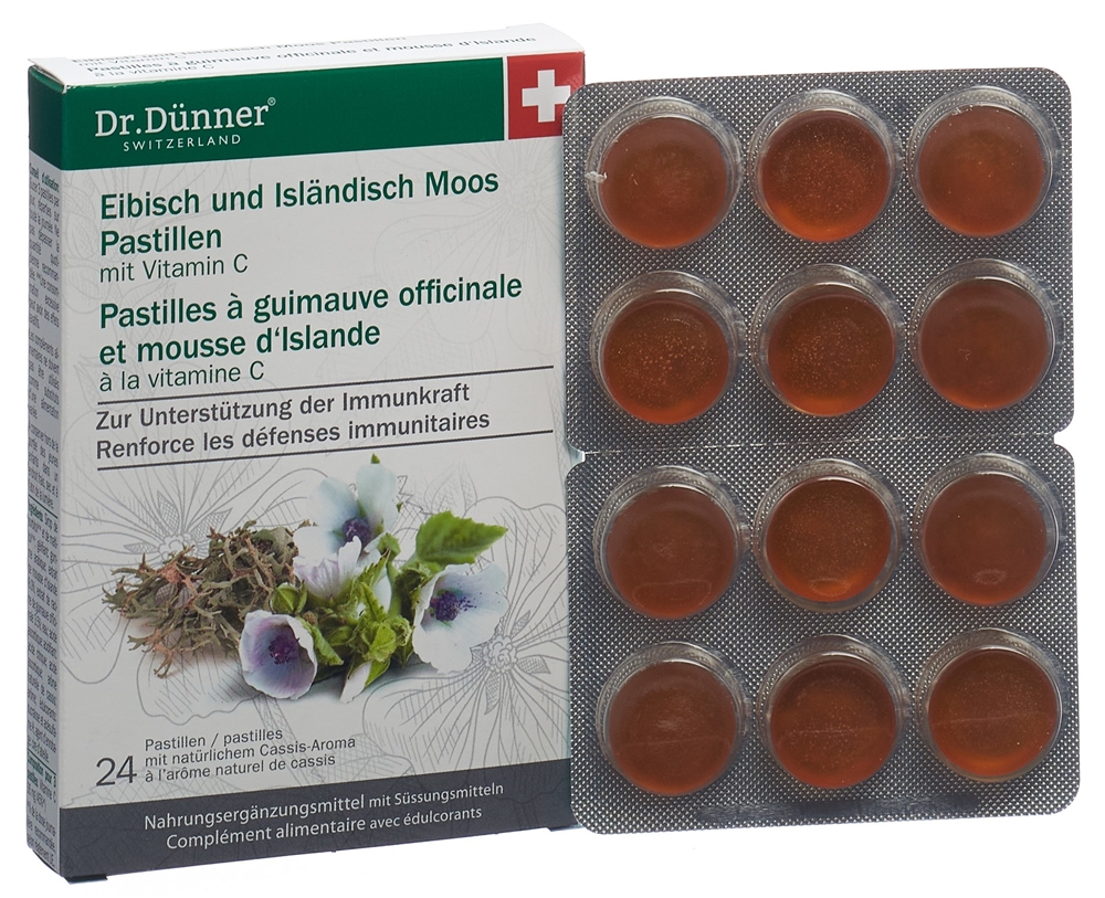 DUENNER Hals-Pastillen Pastillen mit Eibisch 24 Stk