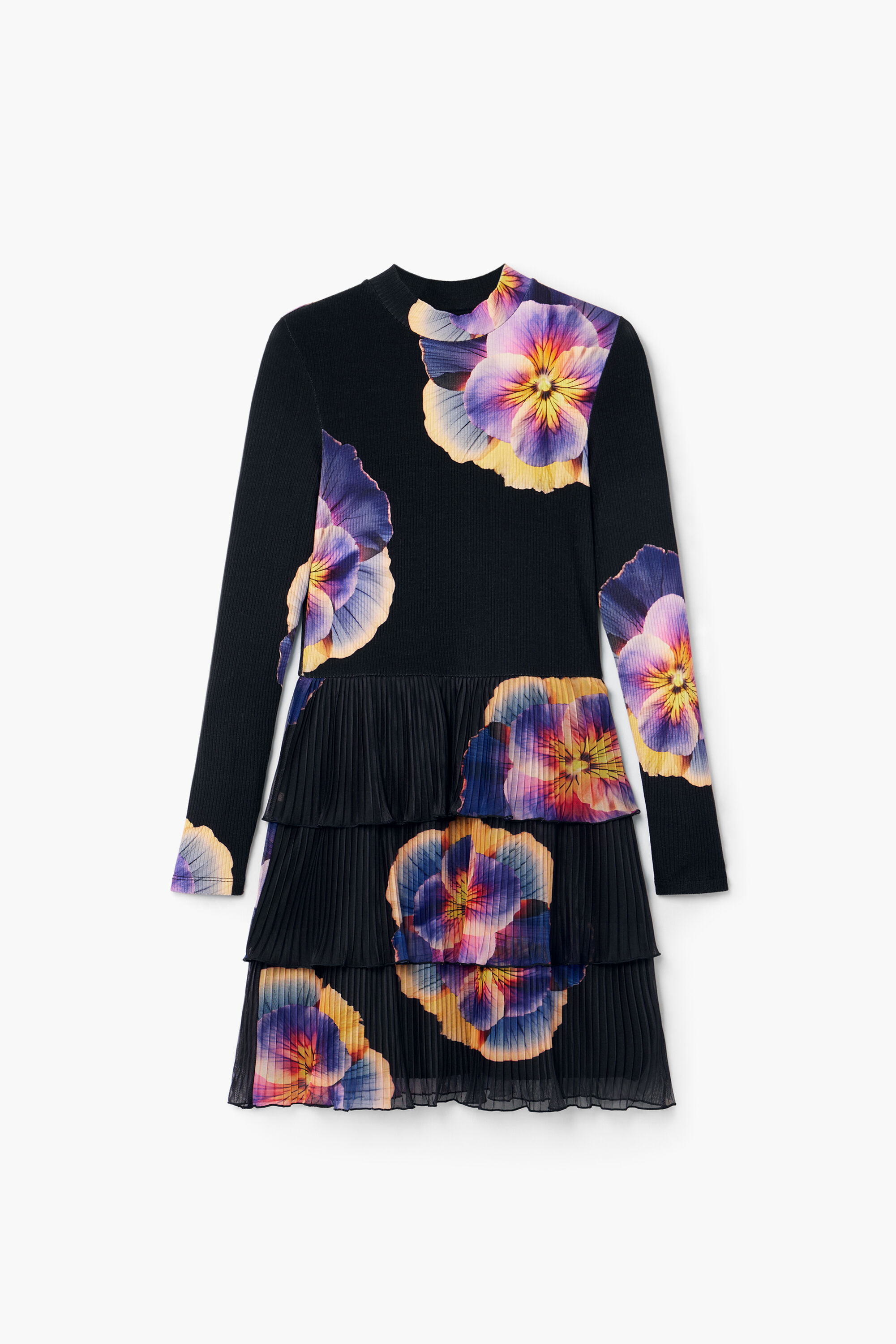 Mini vestido lírios M. Christian Lacroix