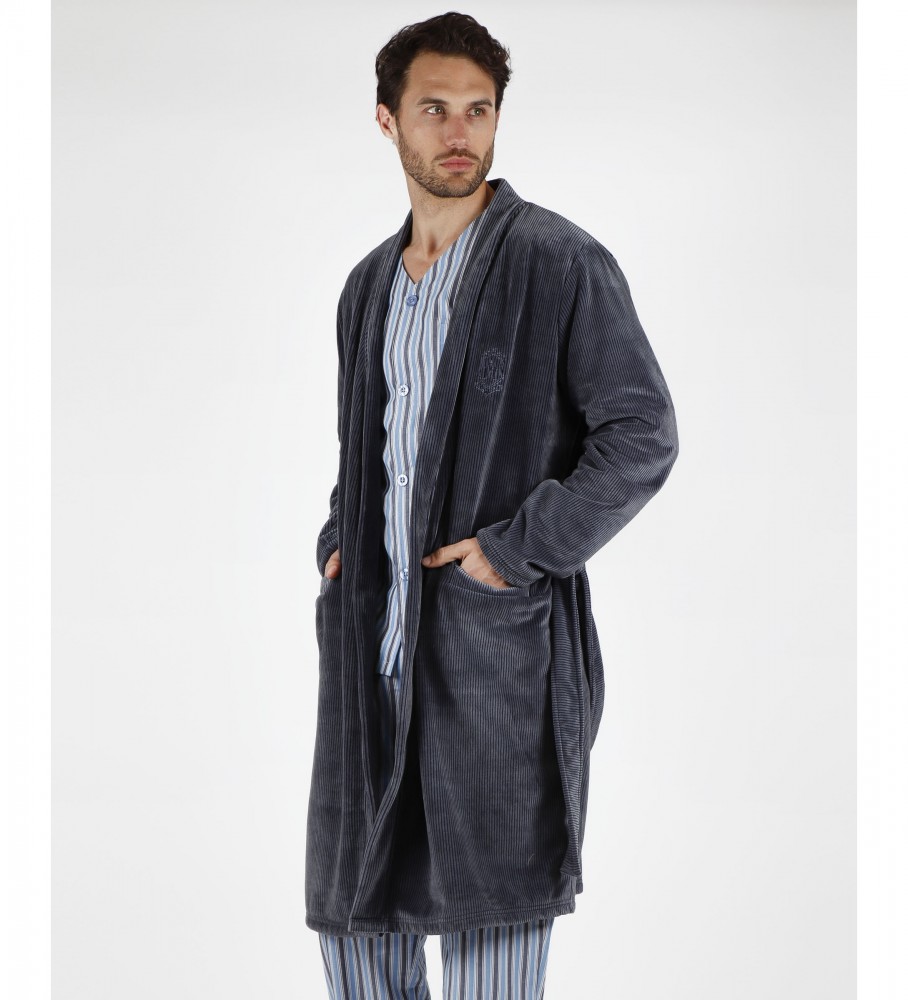 Robe de manga comprida Admas Navy Every Stripe
