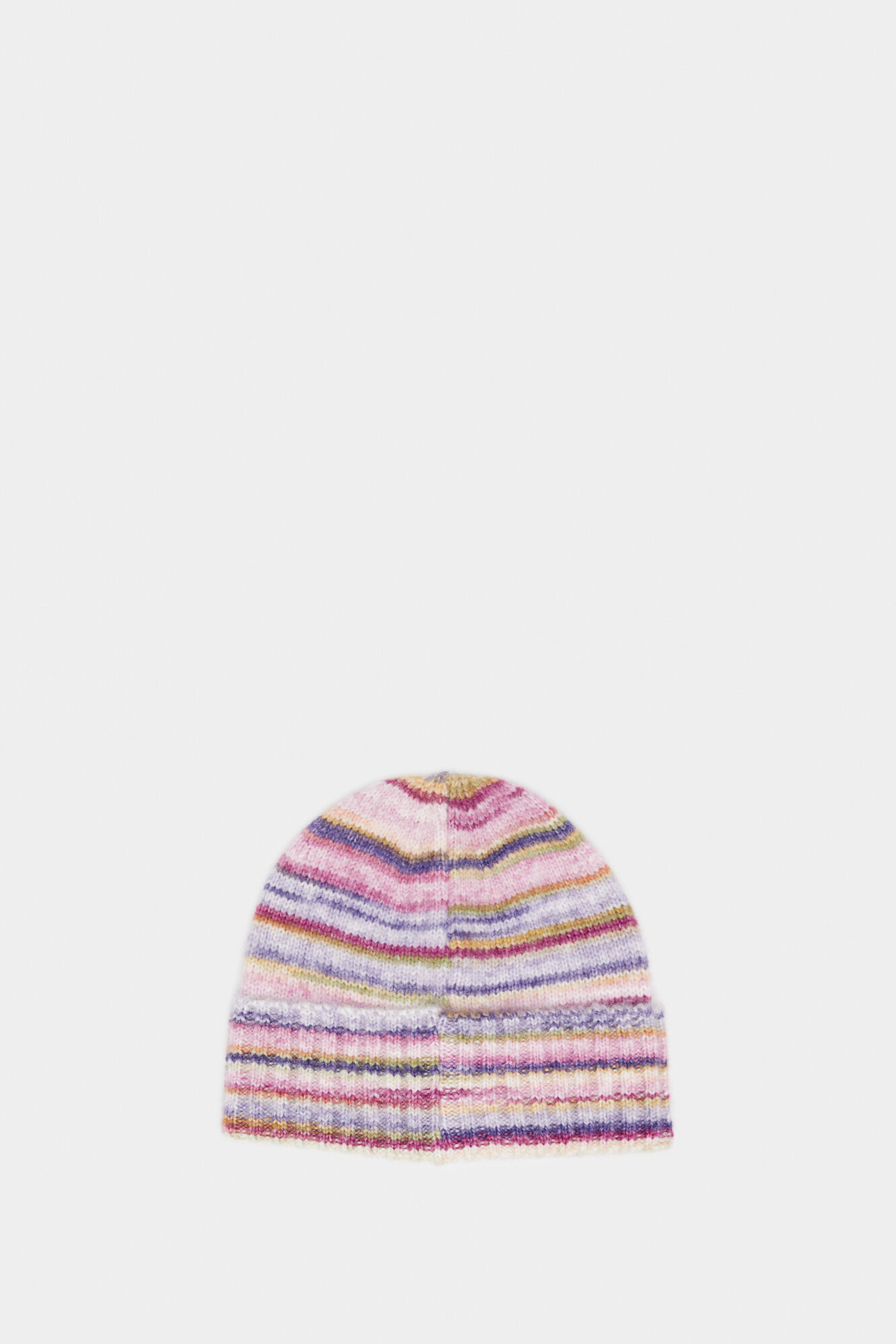 Chapéu listrado multicolorido