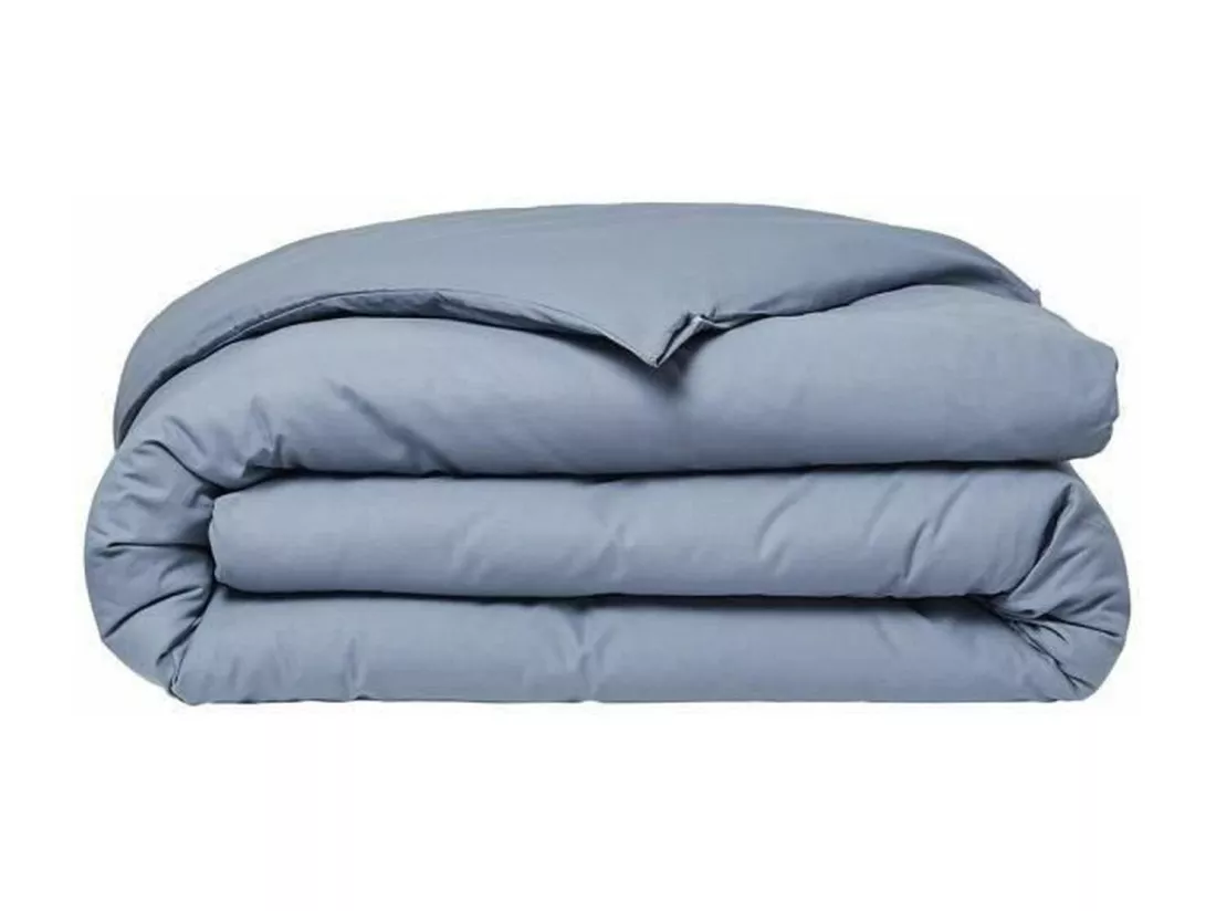 Housse de couette lisse 100% coton, qualité 144 fils. Denim 240x220cm