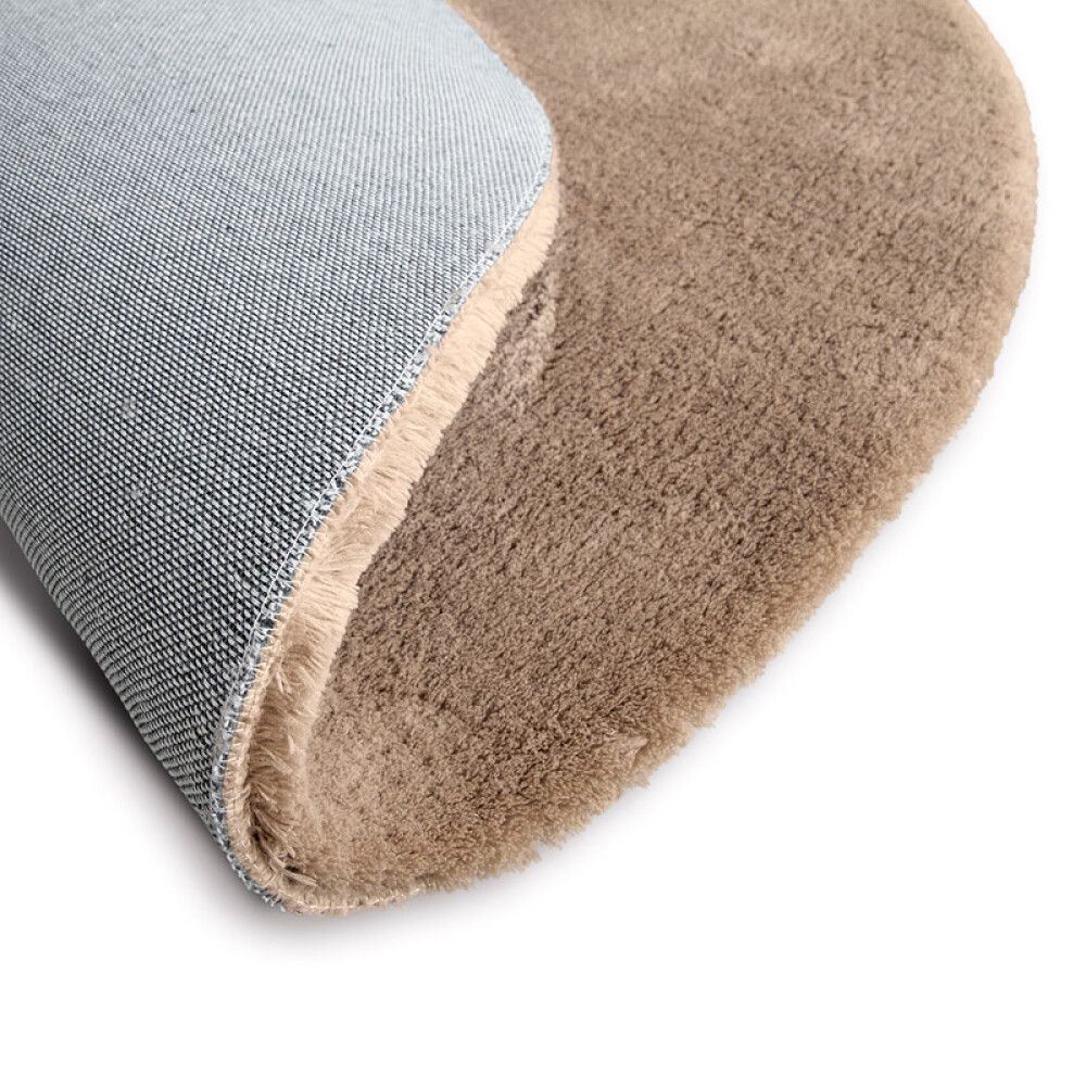 GULVTEPPE SOFT TOUCH Ø80CM MACCHIATO