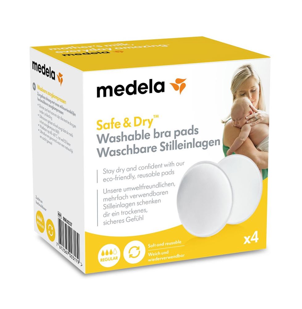 MEDELA Stilleinlagen<br>4 Stück, waschbar