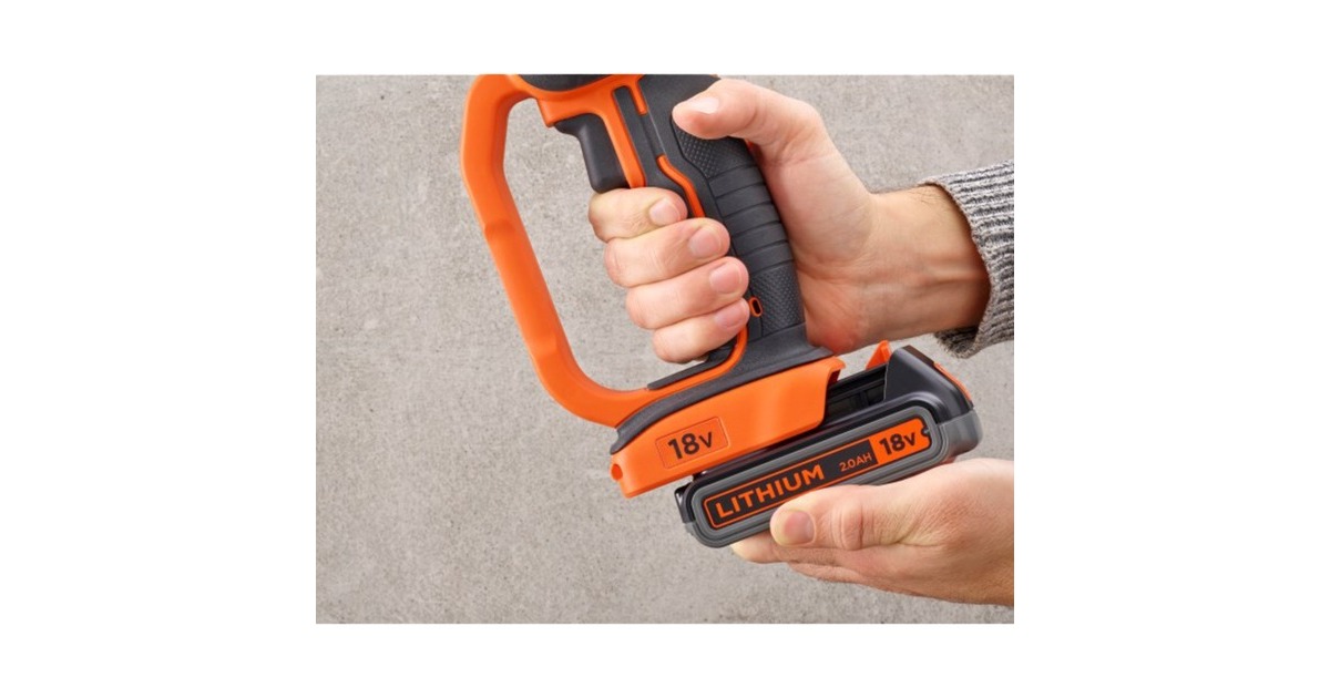 BLACK+DECKERHaakse slijper 18V 125 mm BCG720N  (Oranje/zwart, Accu en oplader niet inbegrepen)