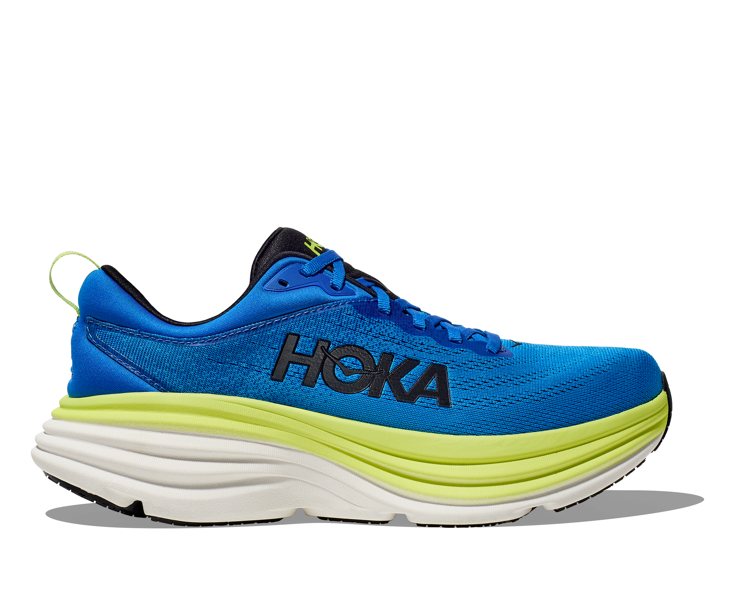 hoka bondi 8 loebesko herre 38 1123202 electric cobalt lettuce