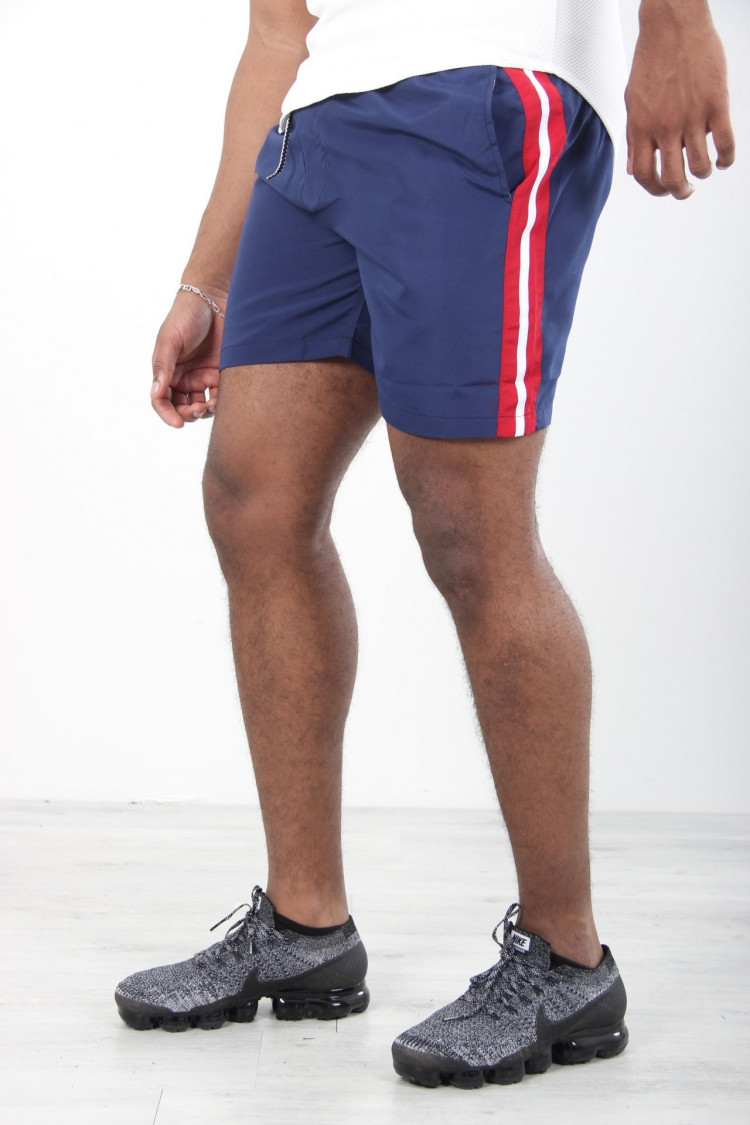 Short de bain bleu