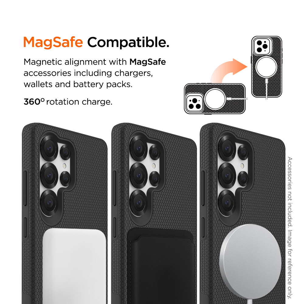 Samsung Galaxy S25 Ultra North Case Premium Hybrid Schutzhülle MagSafe-Modul (EGCA00711) - Schwarz