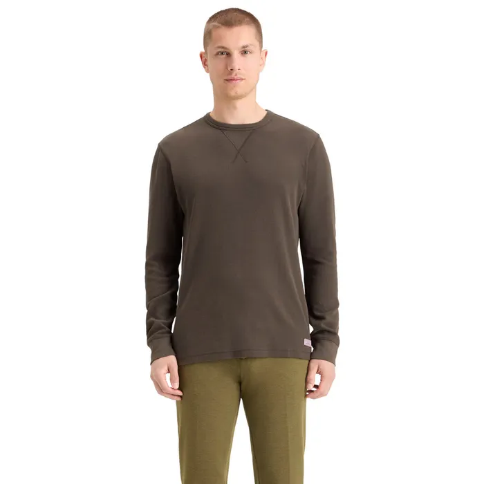 Scotch & Soda Waffle Longsleeve Shirt Heren