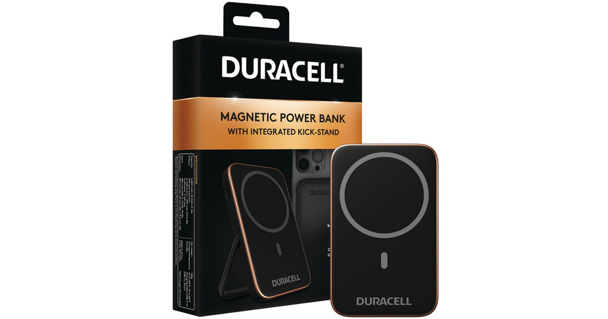 DuracellMagnetische Powerbank  (Zwart, 5.000 mAh)