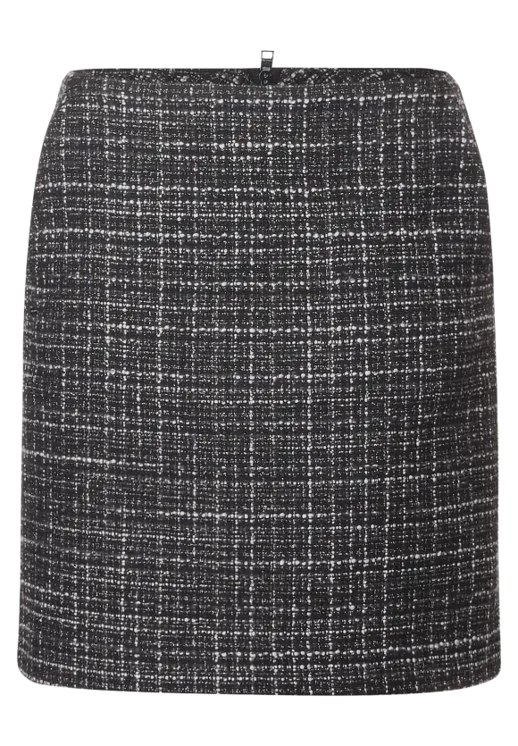 Bouclé Minirock - Black